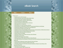 Tablet Screenshot of e-booksearch.com
